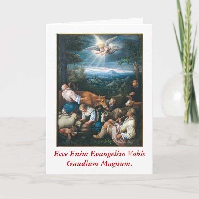 Evangelizo Gaudium Magnum Scida Card (Front)