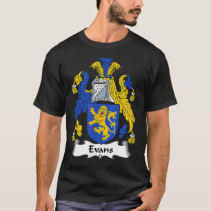 Evans Coat of Arms  Family Crest  T-Shirt