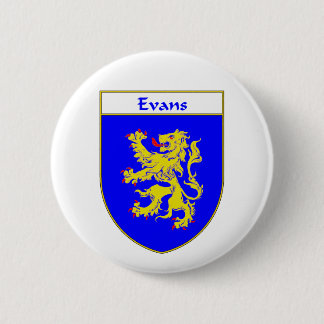 Evans Coat of Arms/Family Crest (Wales) 6 Cm Round Badge