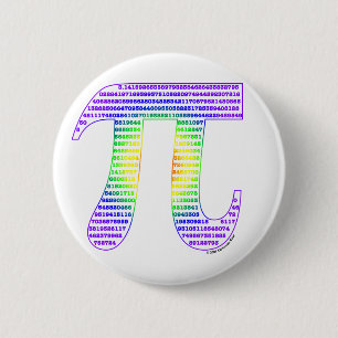 Evan's Pi #1 6 Cm Round Badge