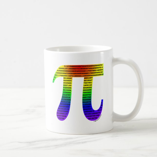 Evan's Pi #2 Coffee Mug (Right)