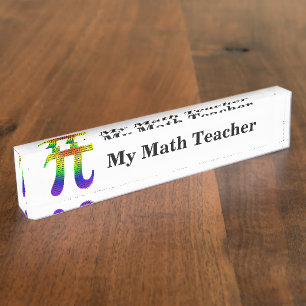 Evan's Pi #2 Nameplate