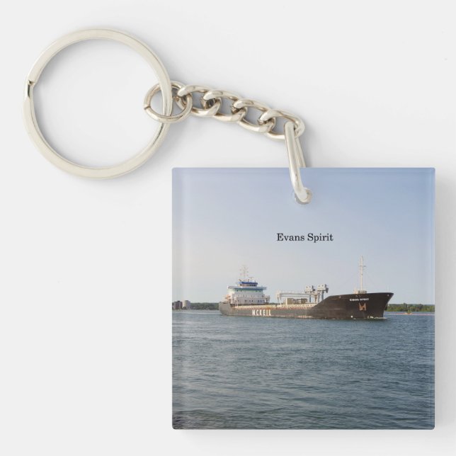 Evans Spirit acrylic key chain (Front)