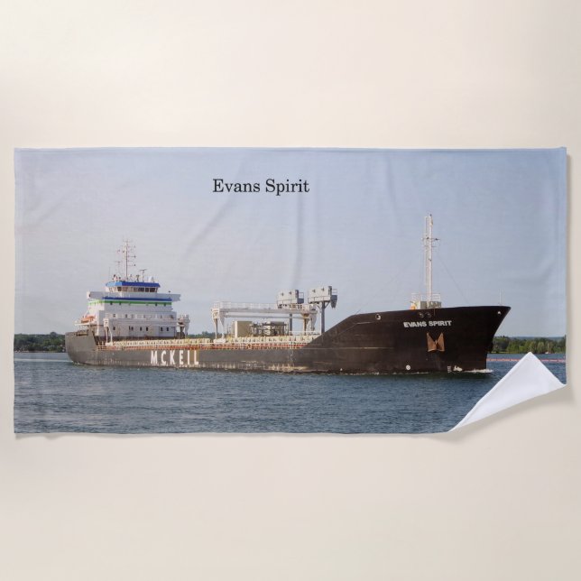 Evans Spirit beach towel (Front)