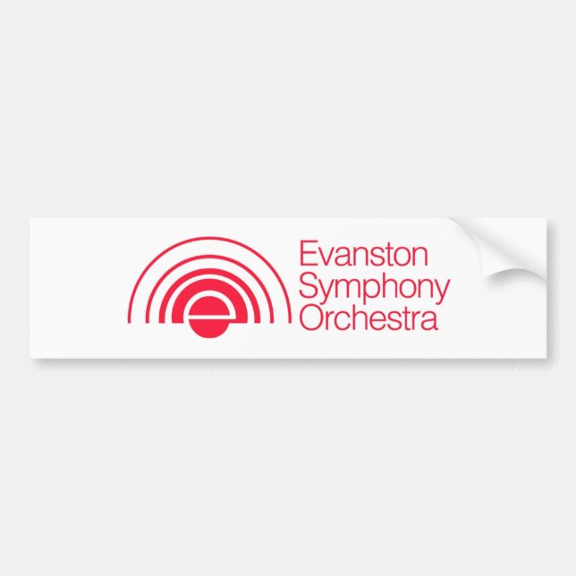 Evanston Symphony Orchestra Bumper Sticker (Front)