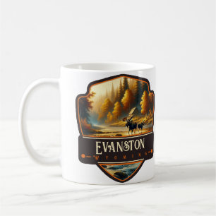 Evanston, Wyoming   Vintage Coffee Mug