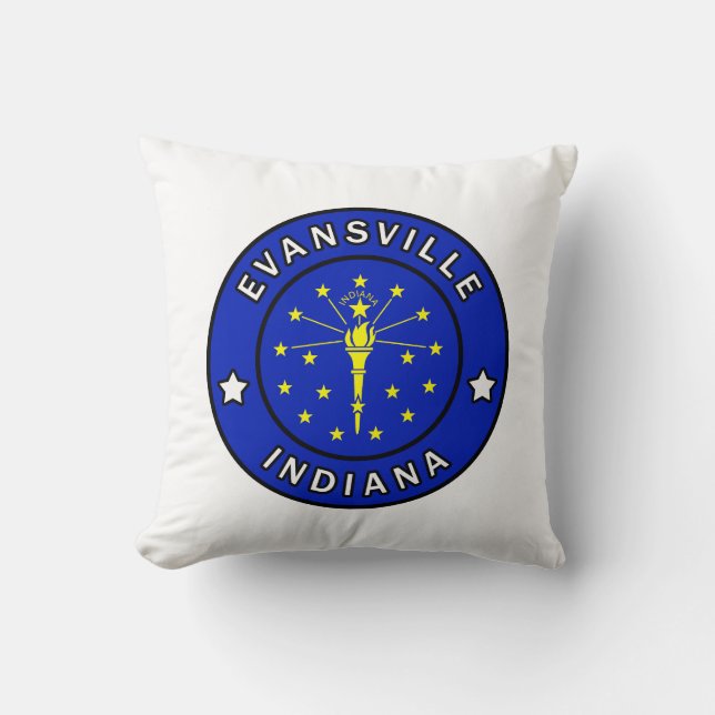 Evansville Indiana Cushion (Front)