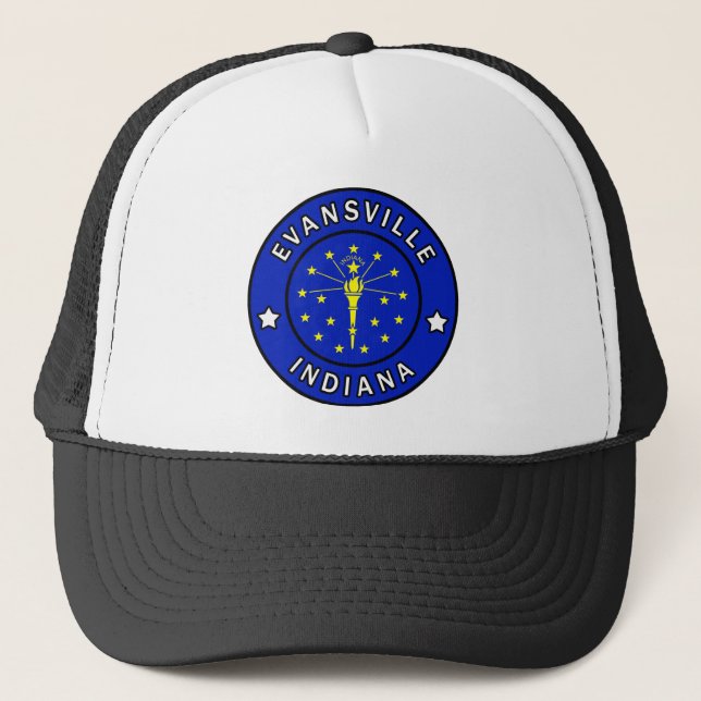 Evansville Indiana Trucker Hat (Front)