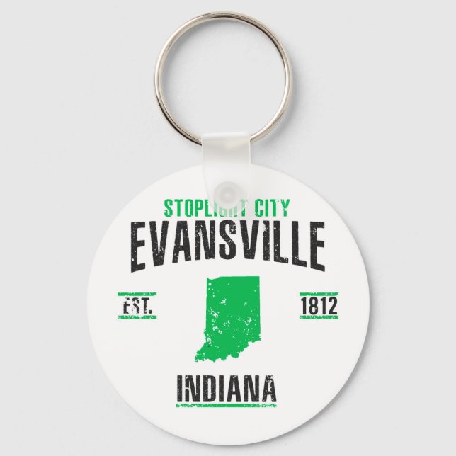 Evansville Key Ring (Front)