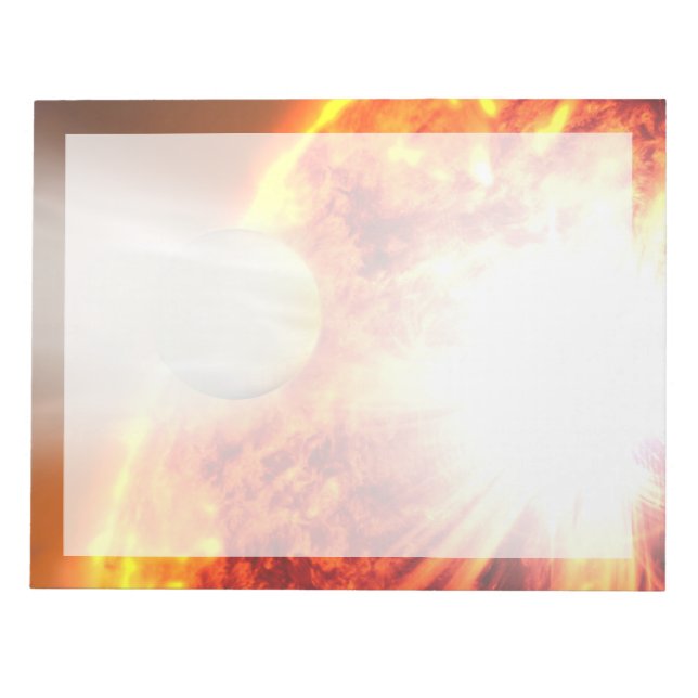 Evaporation Of Hd 189733b's Atmosphere Notepad (Front)