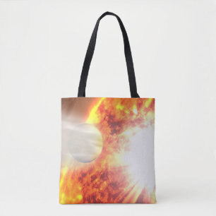 Evaporation Of Hd 189733b's Atmosphere Tote Bag