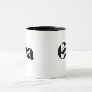 "EVA's Sip of Joy - 'EVA' Printed Mug