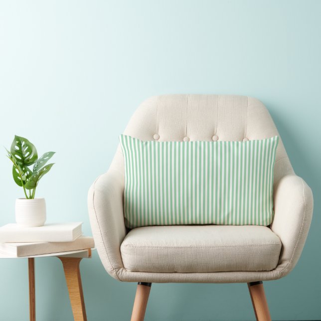 Eve and Sofie Green Lumbar Cushion (Chair)