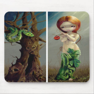 "Eve and the Tree of Knowledge" Mousepad