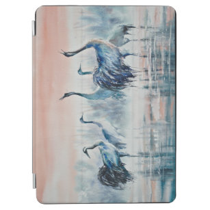 EVE Painted Common Cranes at dawn  iPad Air Cover