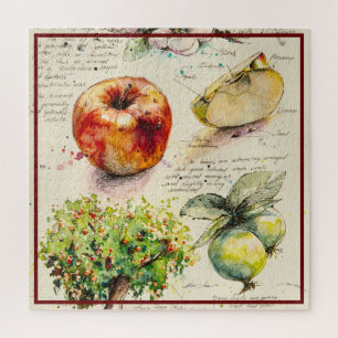 EVE Painted Illustration of Apple Jigsaw Puzzle