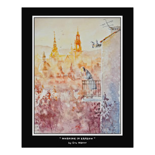 EVE Painted Morning in Krakow,Poland Photo Print