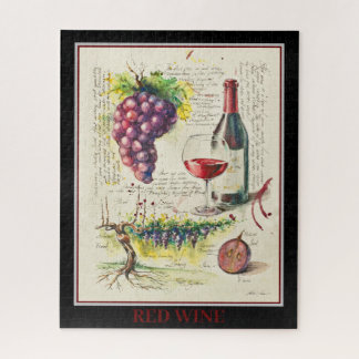 EVE painted Red Wine Puzzle