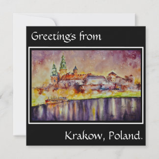 EVE Painted Wawel, Krakow, Poland Card