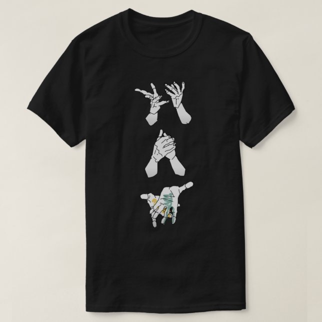EVE SINGER EVE JAPANESE E VE OUTSIDER WHITE HANDSH T-Shirt (Design Front)