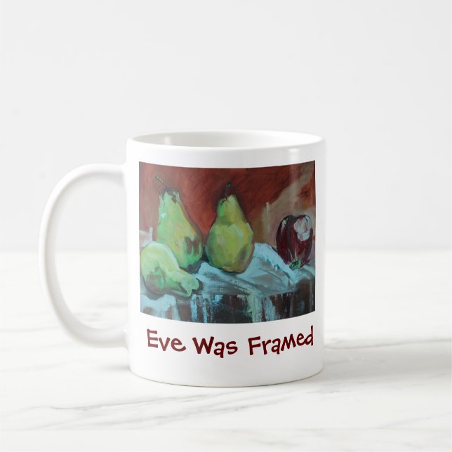 Eve Was Framed Coffee Mug (Left)