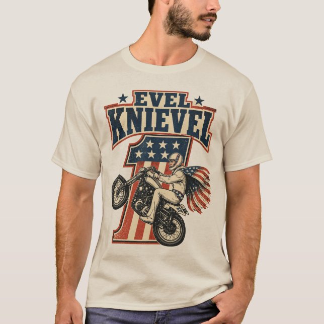 EVEL Knievel T-Shirt (Front)