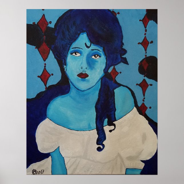 Evelyn Blue Poster (Front)