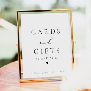 EVELYN Elegant Calligraphy Script Cards and Gifts Poster