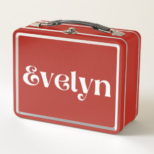 Evelyn Metal Lunch Box