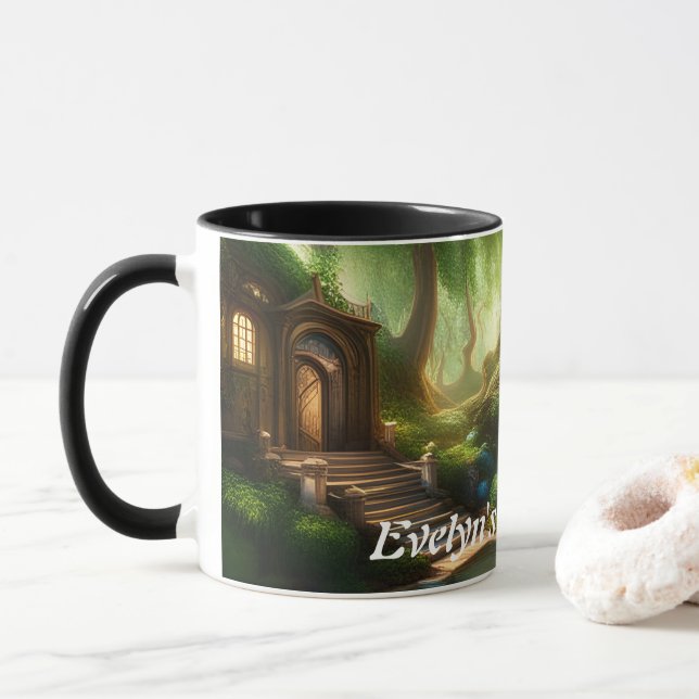 Evelyn's Morning Tea Mug (With Donut)