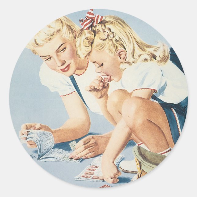 Even a Little Can Help Alot-NOW Classic Round Sticker (Front)