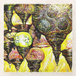Even Bigger Idea of Color Glass Coaster