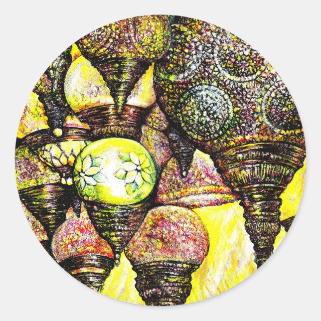 Even Bigger Idea of Colour Classic Round Sticker (Front)