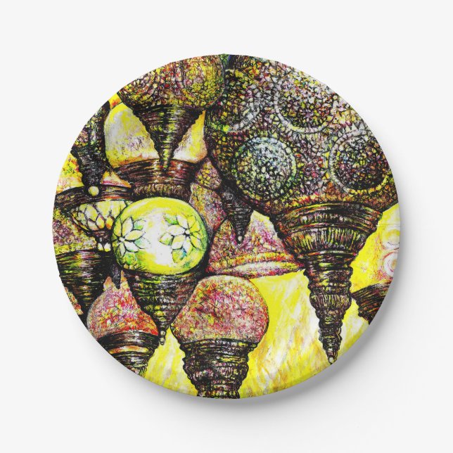 Even Bigger Idea of Colour Paper Plate (Front)