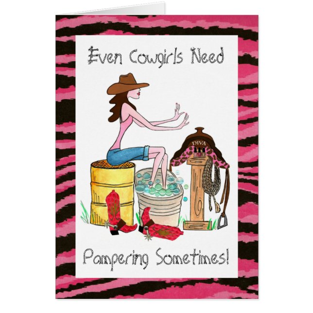 Even Cowgirls Need Pampering! (Front)