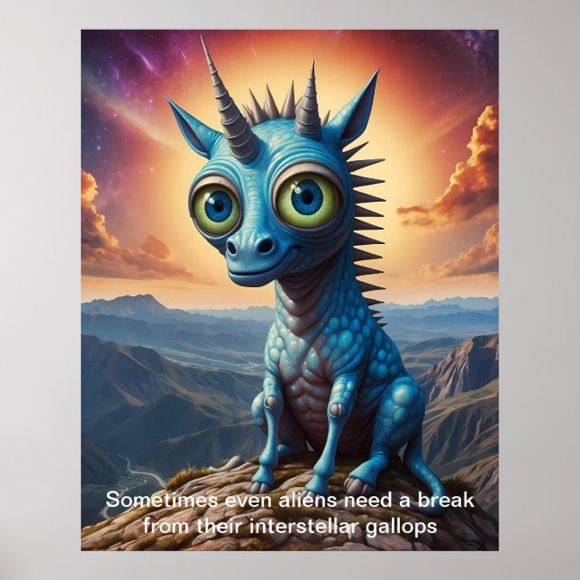 Even in a galaxy far away I'm still chasing snacks Poster (Front)