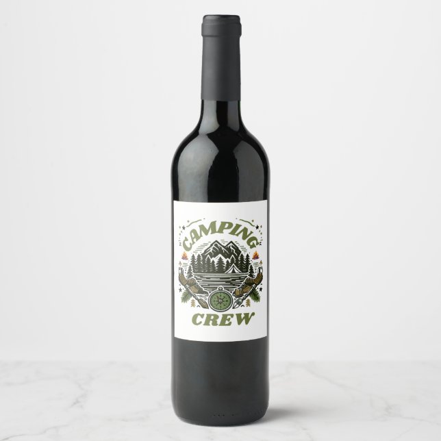 Even My Coffee Is Stronger Than Army Wine Label (Front)