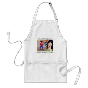 Even Superheroes Get Wedgies Funny Gifts Mugs Etc Standard Apron