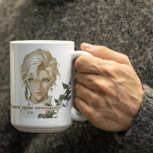 Even Wine Envies You Anime Guy Coffee Mug