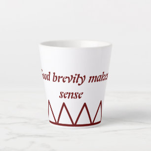 Even withdrawal requires courage and strength latte mug