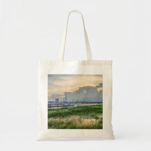 Evening At Charleston Harbour Tote Bag