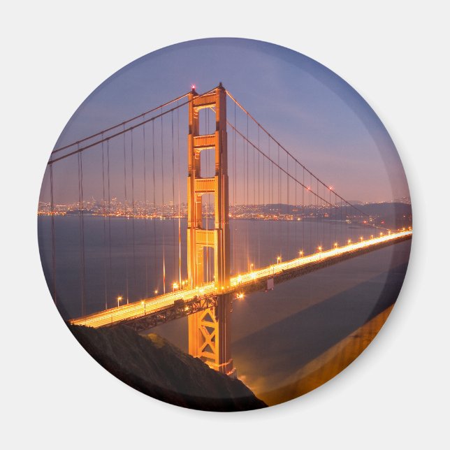 "Evening at Golden Gate Bridge" magnets (Front)