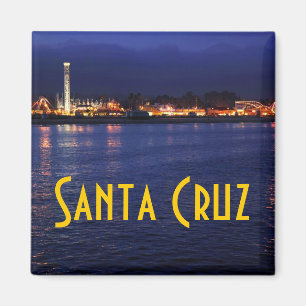 Evening at the Santa Cruz Boardwalk Magnet