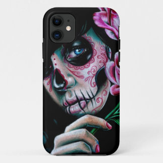 Evening Bloom Sugar Skull Girl Case-Mate iPhone Case