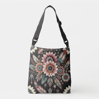 Evening Boho Blooms Crossbody Bag