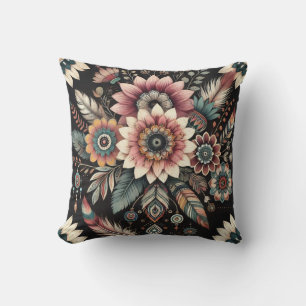 Evening Boho Blooms Cushion