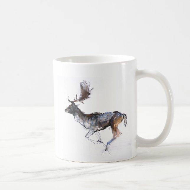 Evening Buck Coffee Mug (Right)