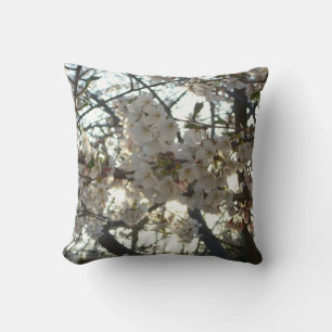 Evening Cherry Blossoms II Spring Sunset Cushion