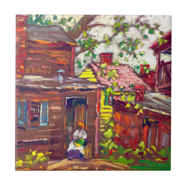 Evening Chore 1910 Tile (Front)