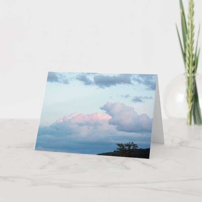 Evening Clouds Card (Front)